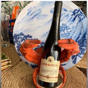Whimsical Crab bottle wine holder